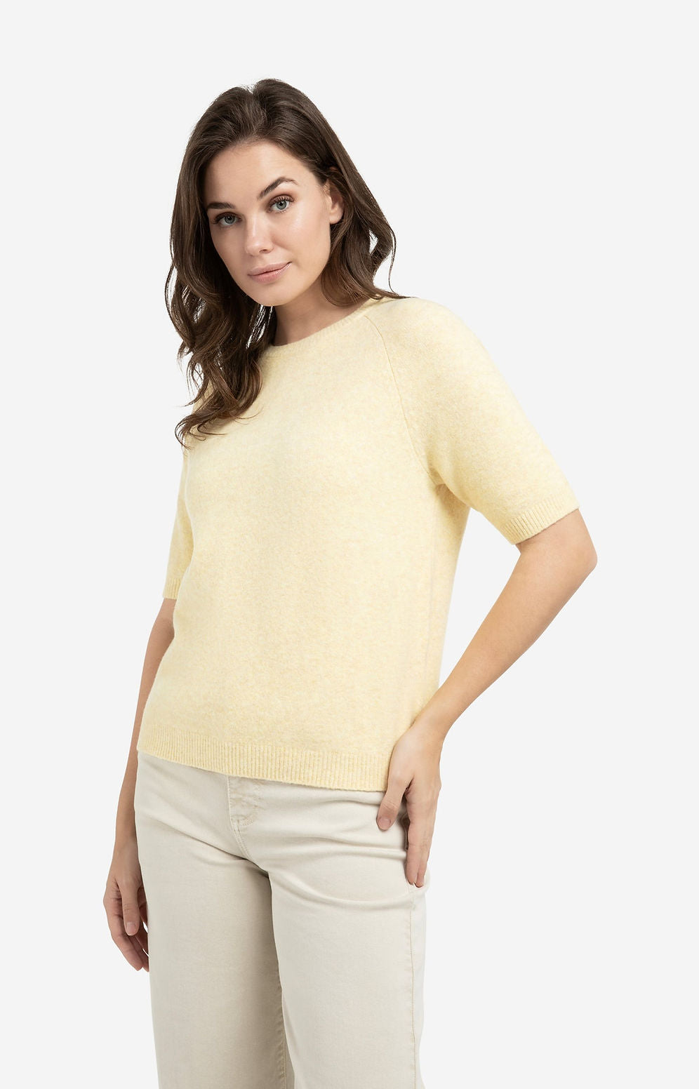 Yaya Yellow SS Knit