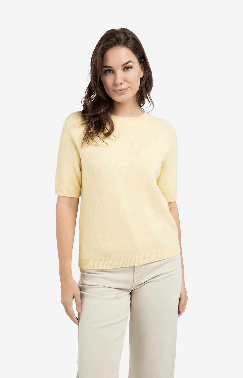 Yaya Yellow SS Knit