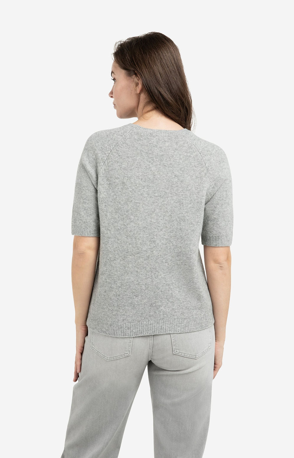 Yaya Grey SS Knit
