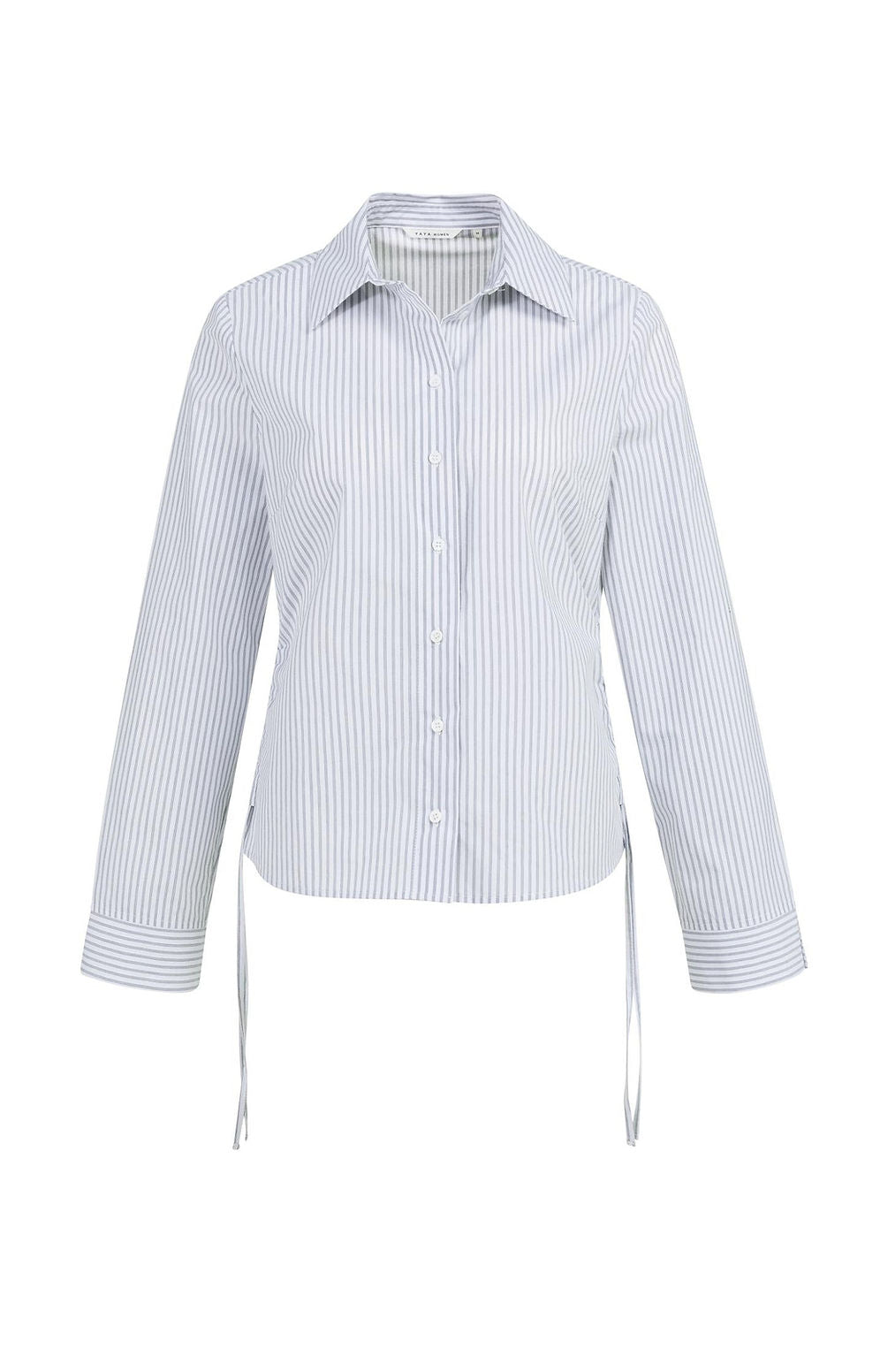 Yaya Drawstring Stripe Shirt