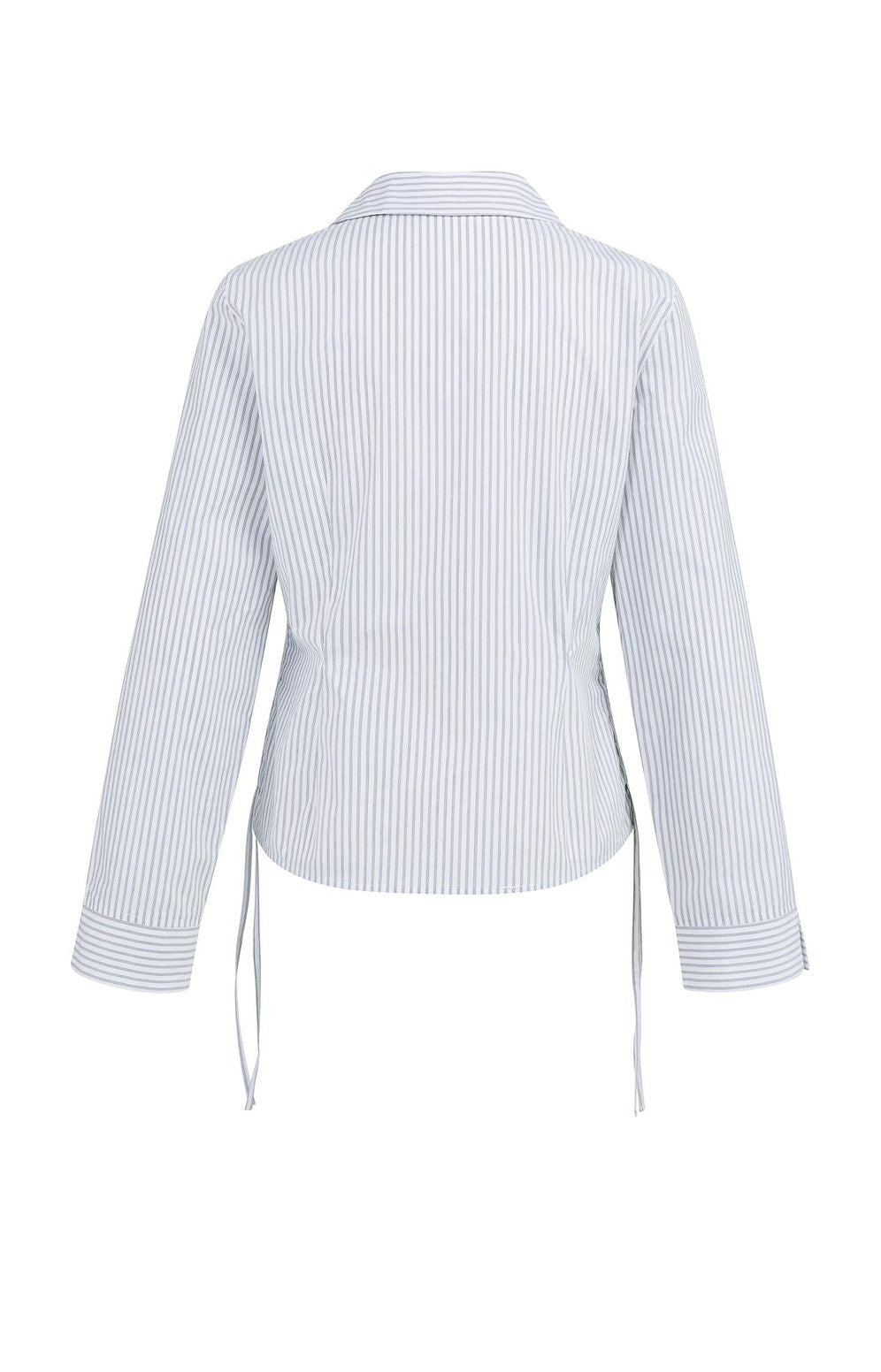 Yaya Drawstring Stripe Shirt