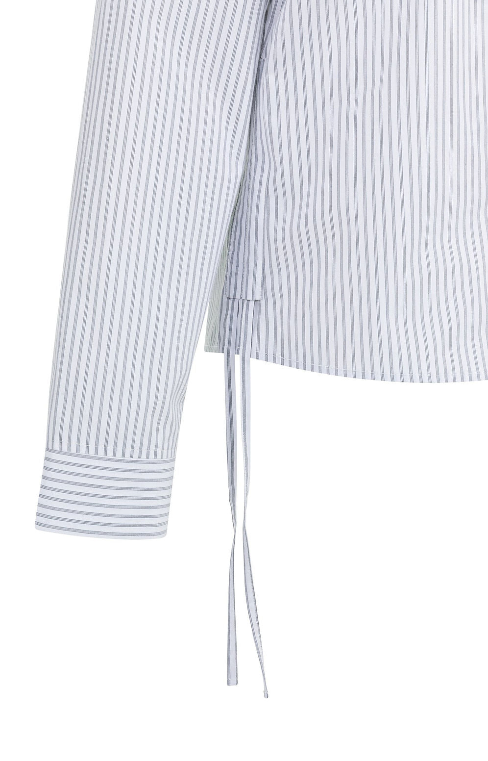 Yaya Drawstring Stripe Shirt