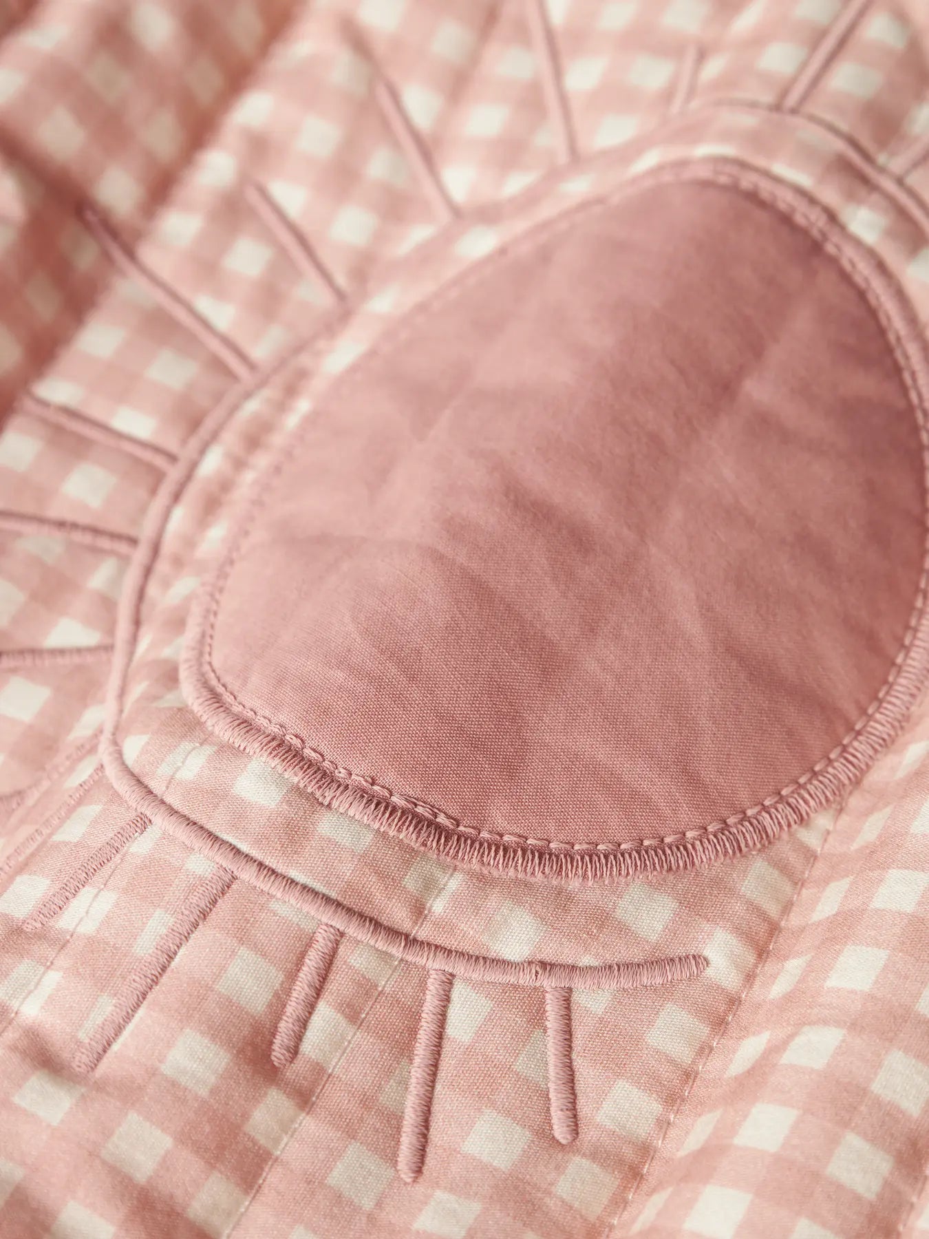 Lil Atelier Pink Check Jacket