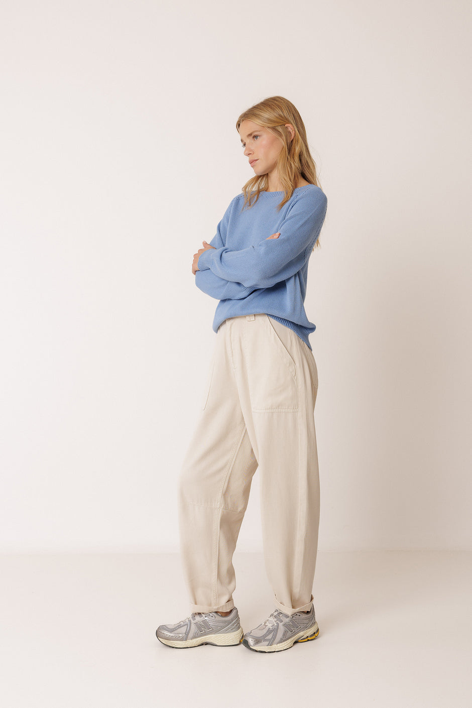 Indi & Cold Blue Loose Knit