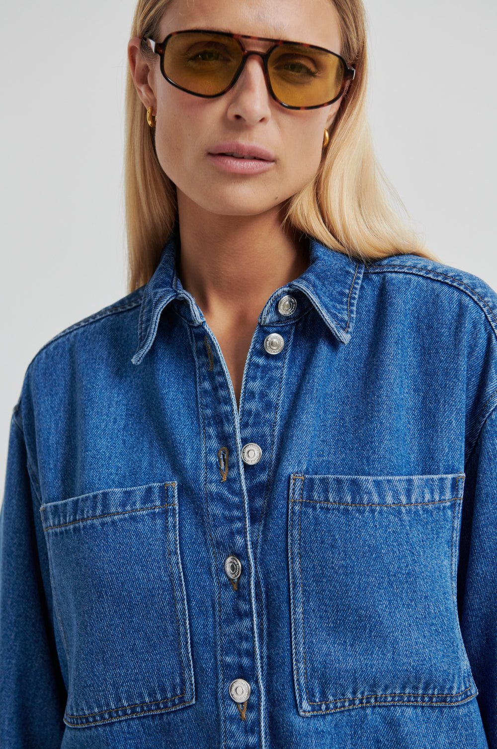 Second Female Irvina Denim Shirt