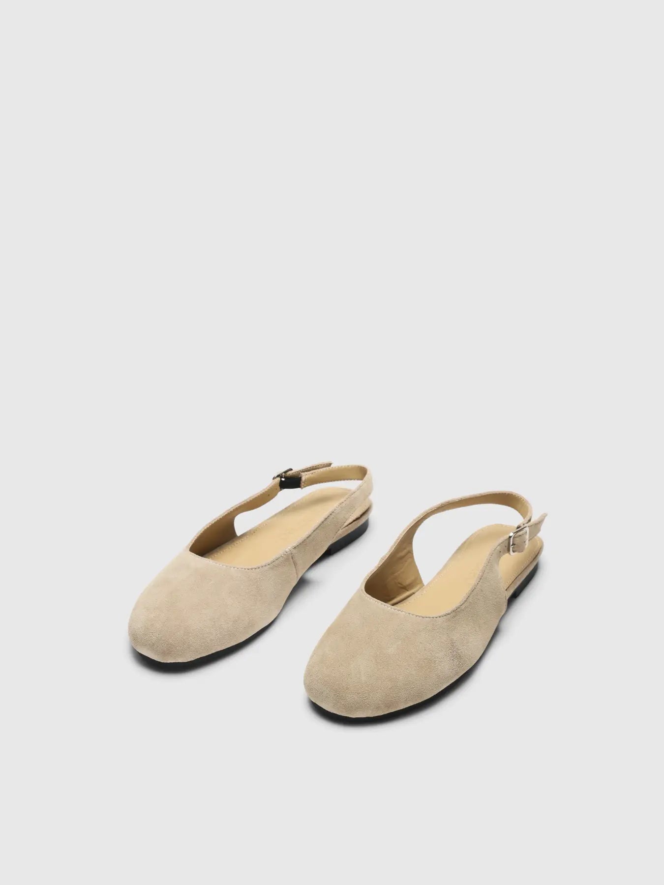 Selected Charlotte Suede Ballerina Pump