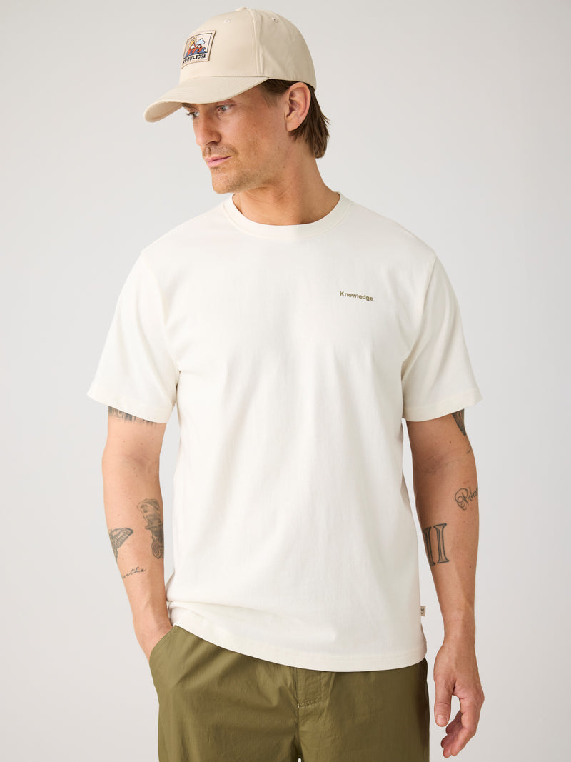 Knowledge Cotton Egret Nature Back Tee
