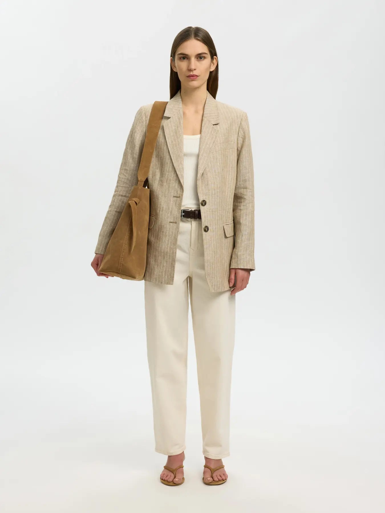 Selected Stella Tan Large Bag