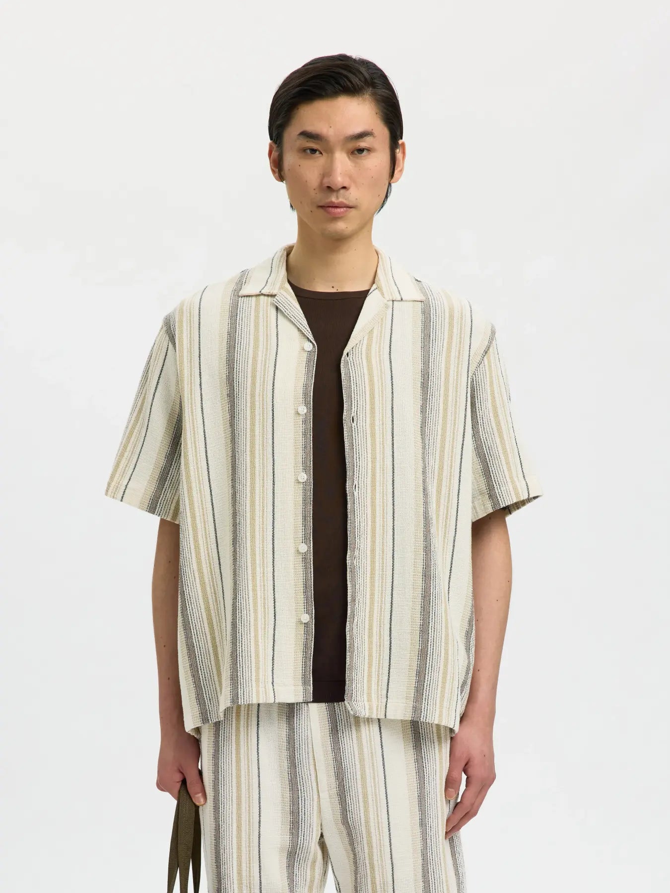 Selected SS Resort Stripe Shirt