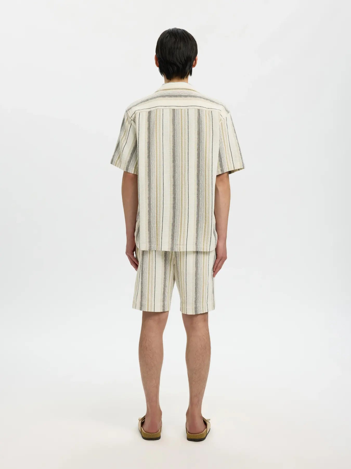 Selected Regcal Stripe Shorts