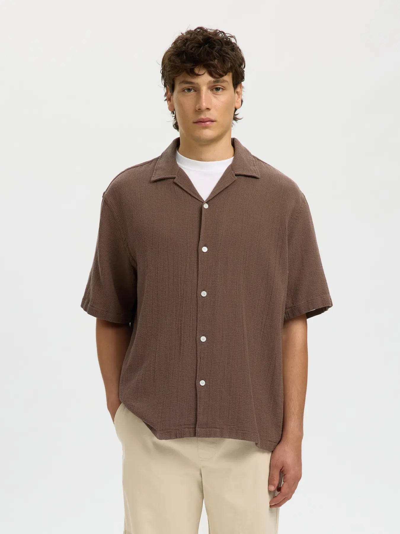 Selected Chocolate Resort Shirt