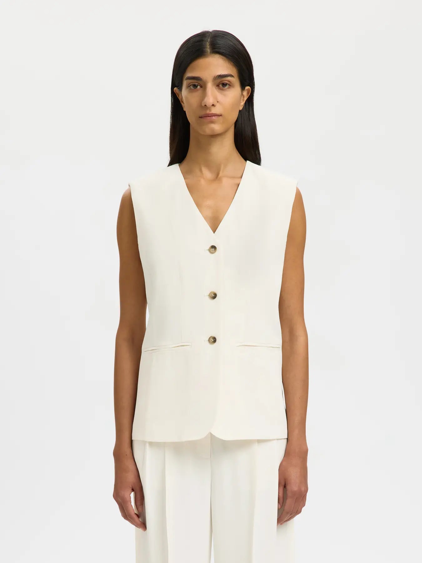 Selected Ellie Egret Vest