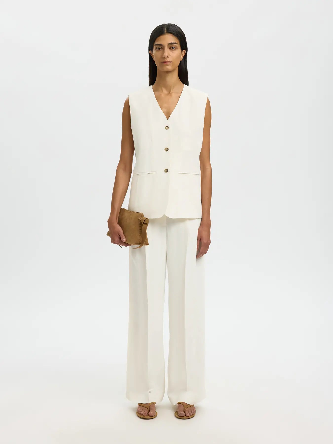 Selected Ellie Egret Vest