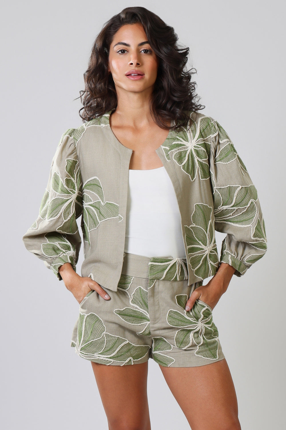 Traffic People Green Paddle Jacket