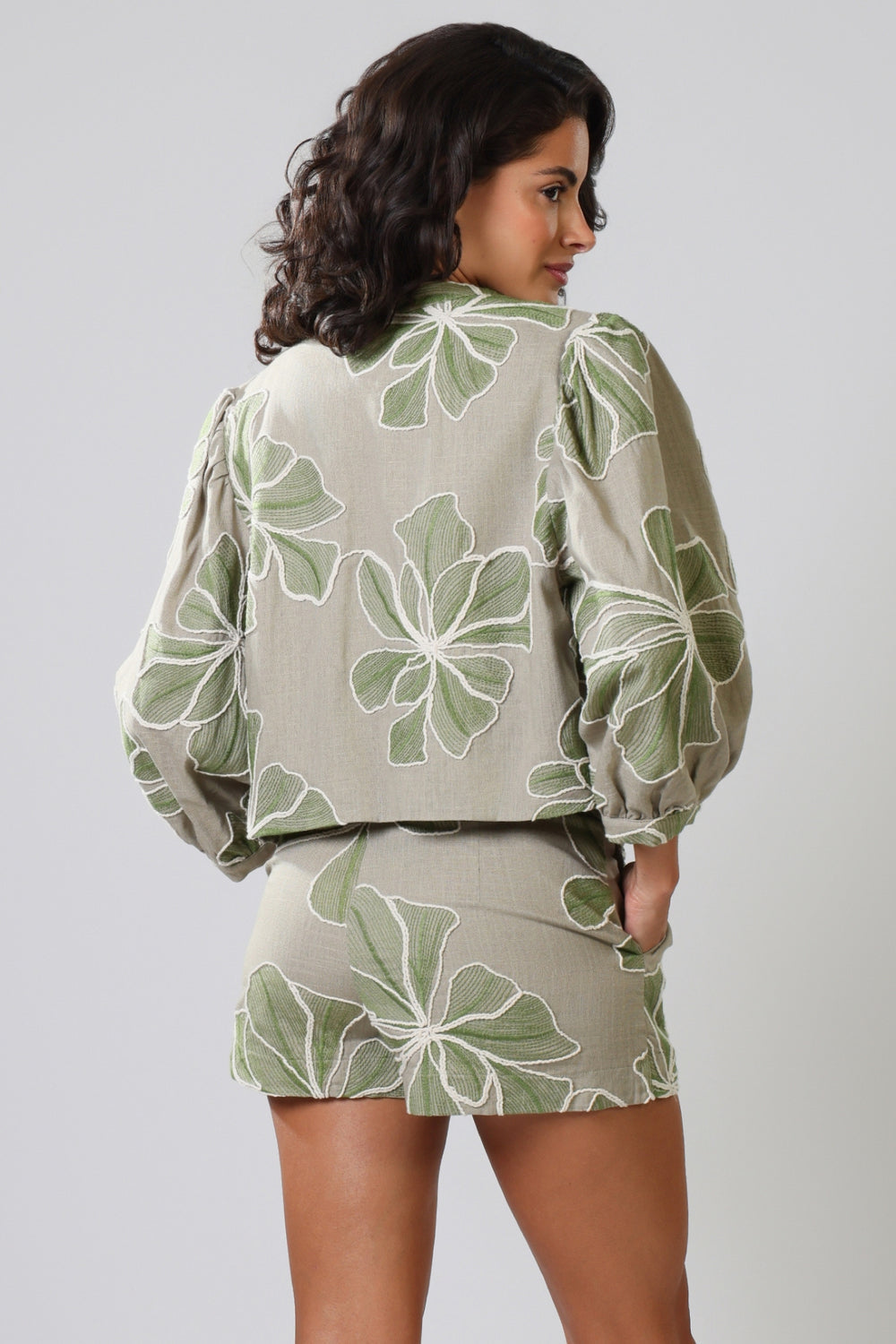 Traffic People Green Paddle Jacket