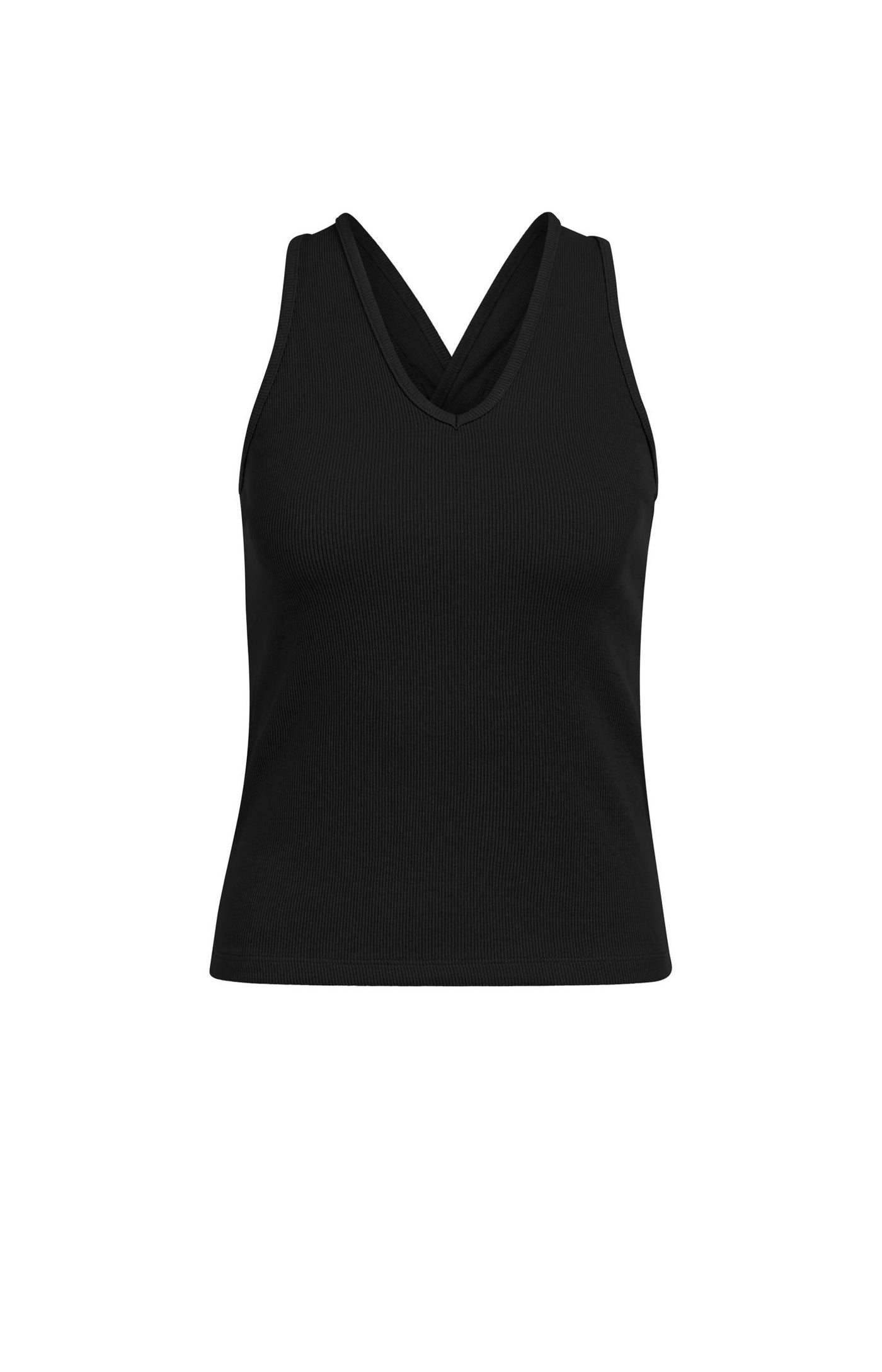 Black Cross Back Singlet
