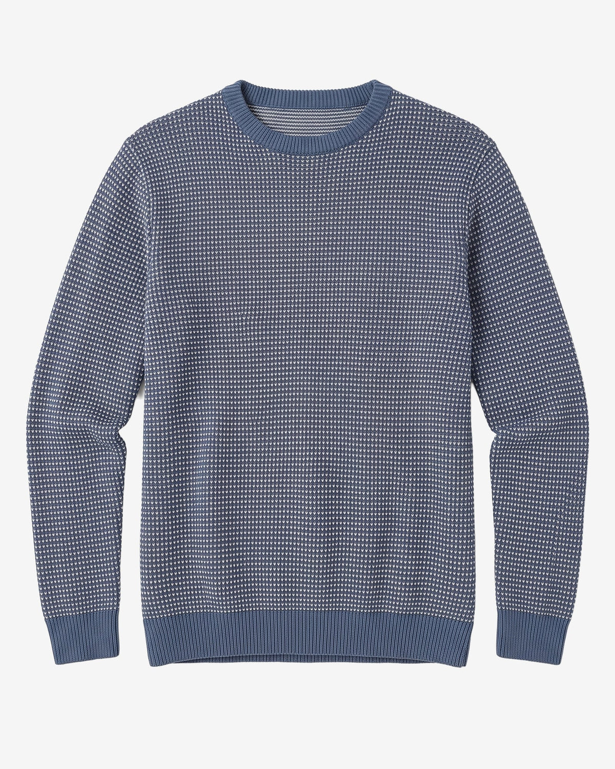 Jacquard Crew Neck Sweater Night Sky