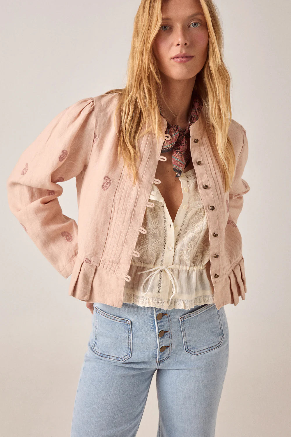 Edgar Jacket Antique Blush
