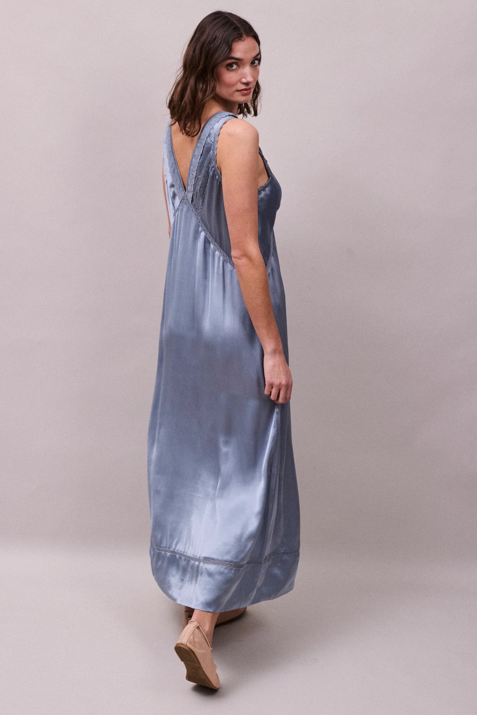 Faune Primrose Cornflower Blue Dress