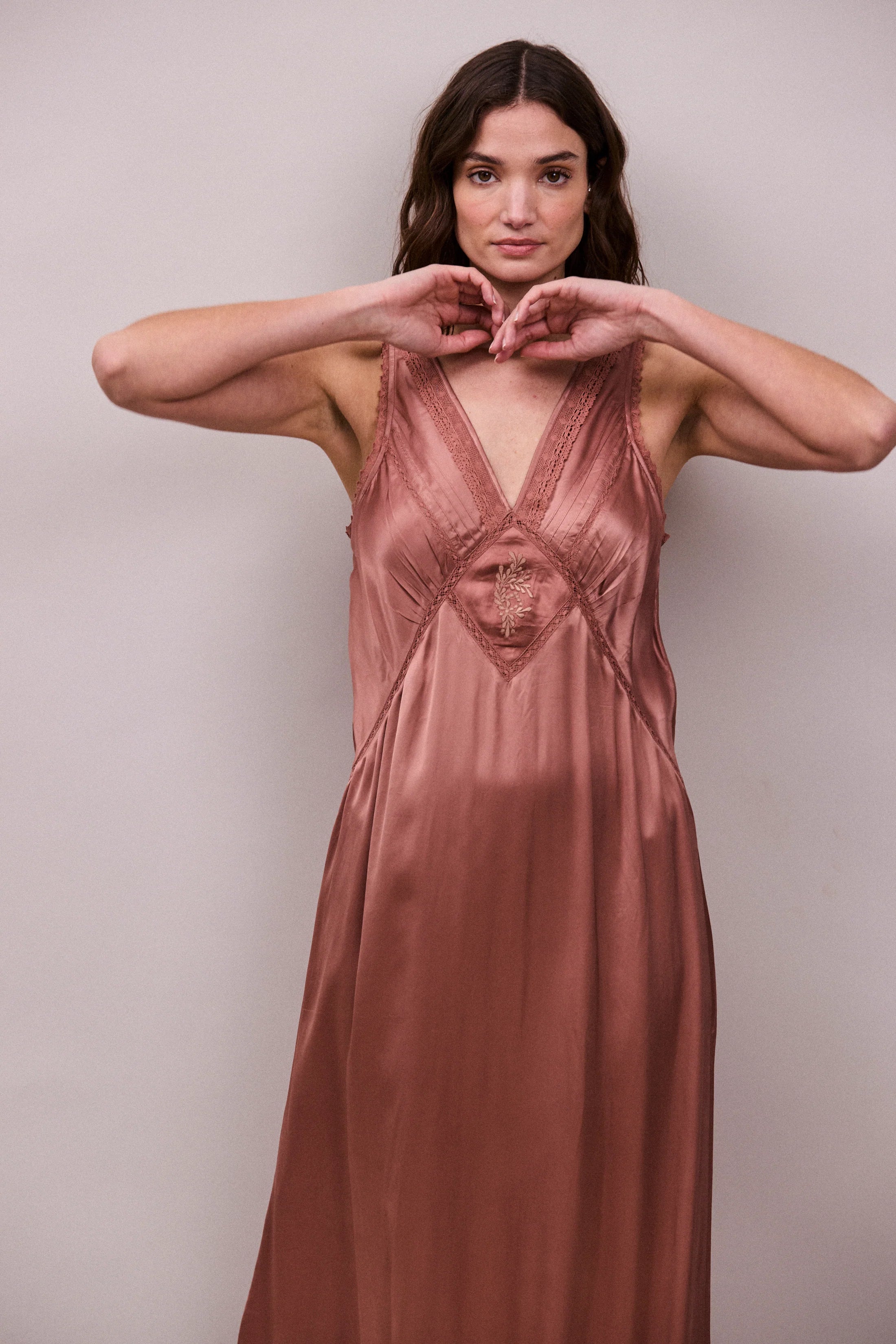 Faune Primrose Sandalwood Dress