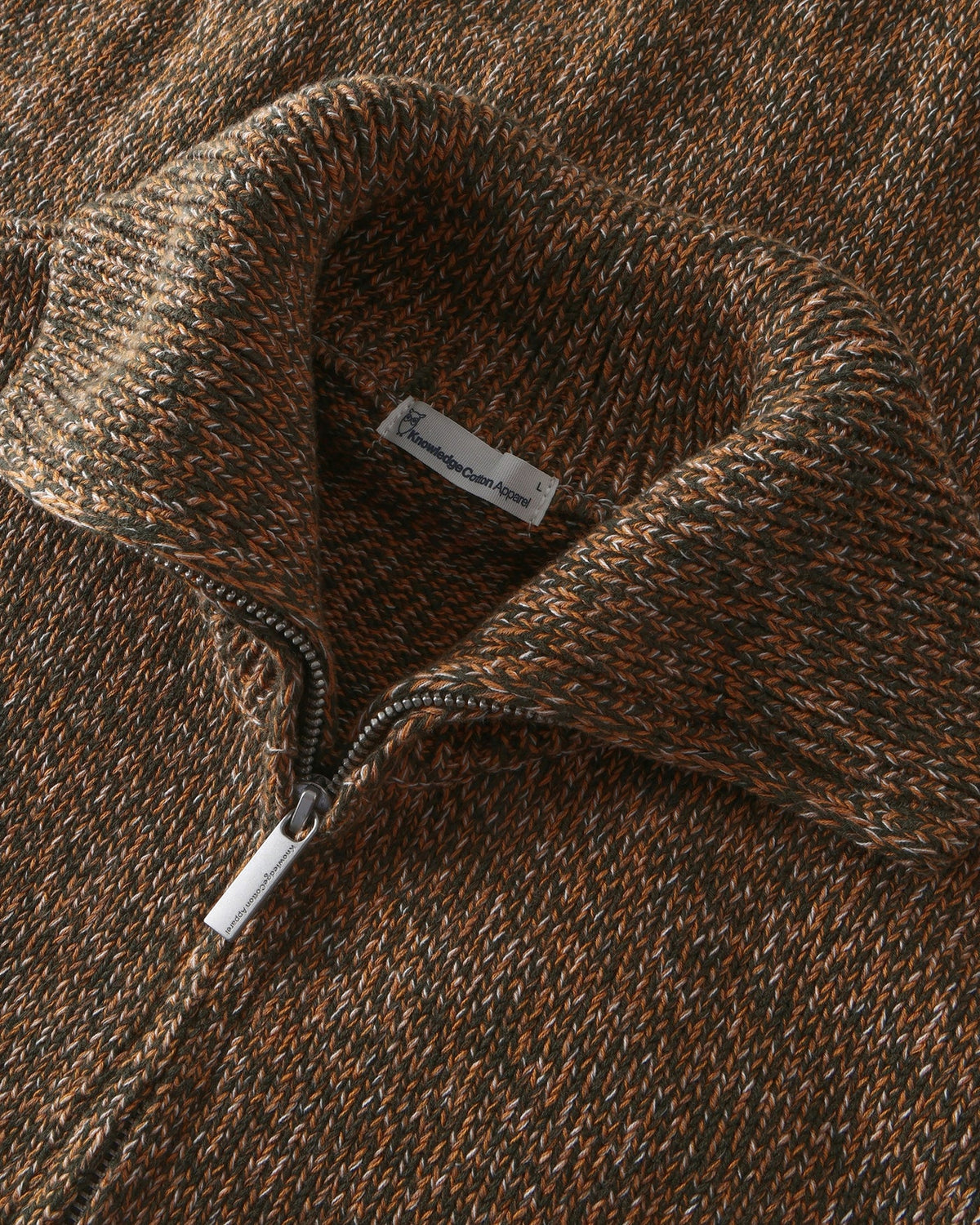 Quater Zip Sweater Green Multi