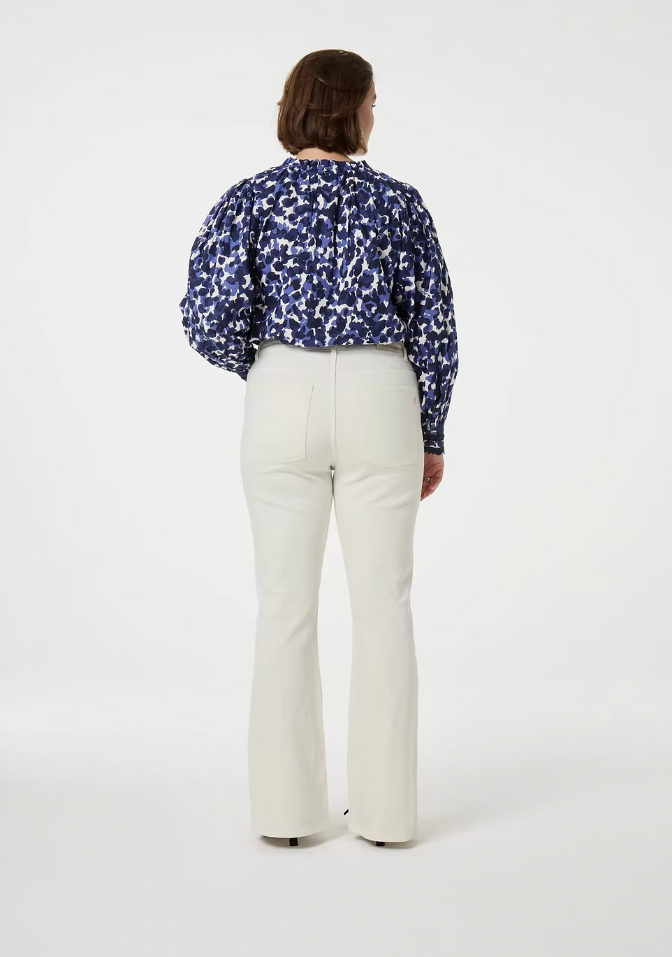 Fabienne Chapot Eva Cream Flared Jeans