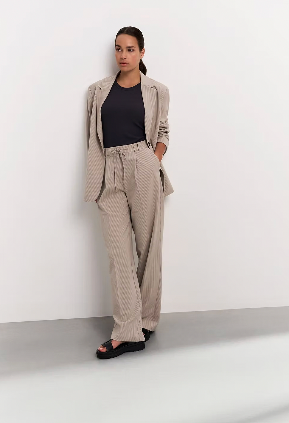 Yaya Pinstripe Trouser
