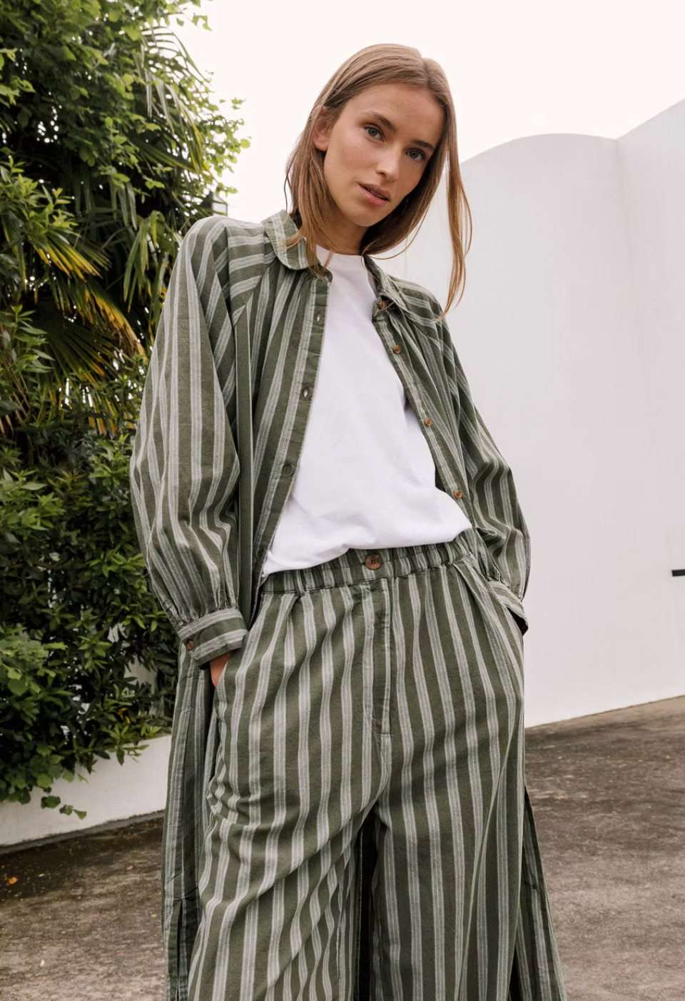 Indi & Cold Stripe Elastic Pant