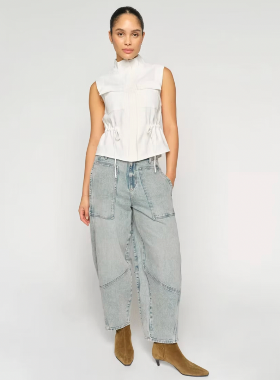 Mos Mosh Rosie Galleon Jeans Light Blue