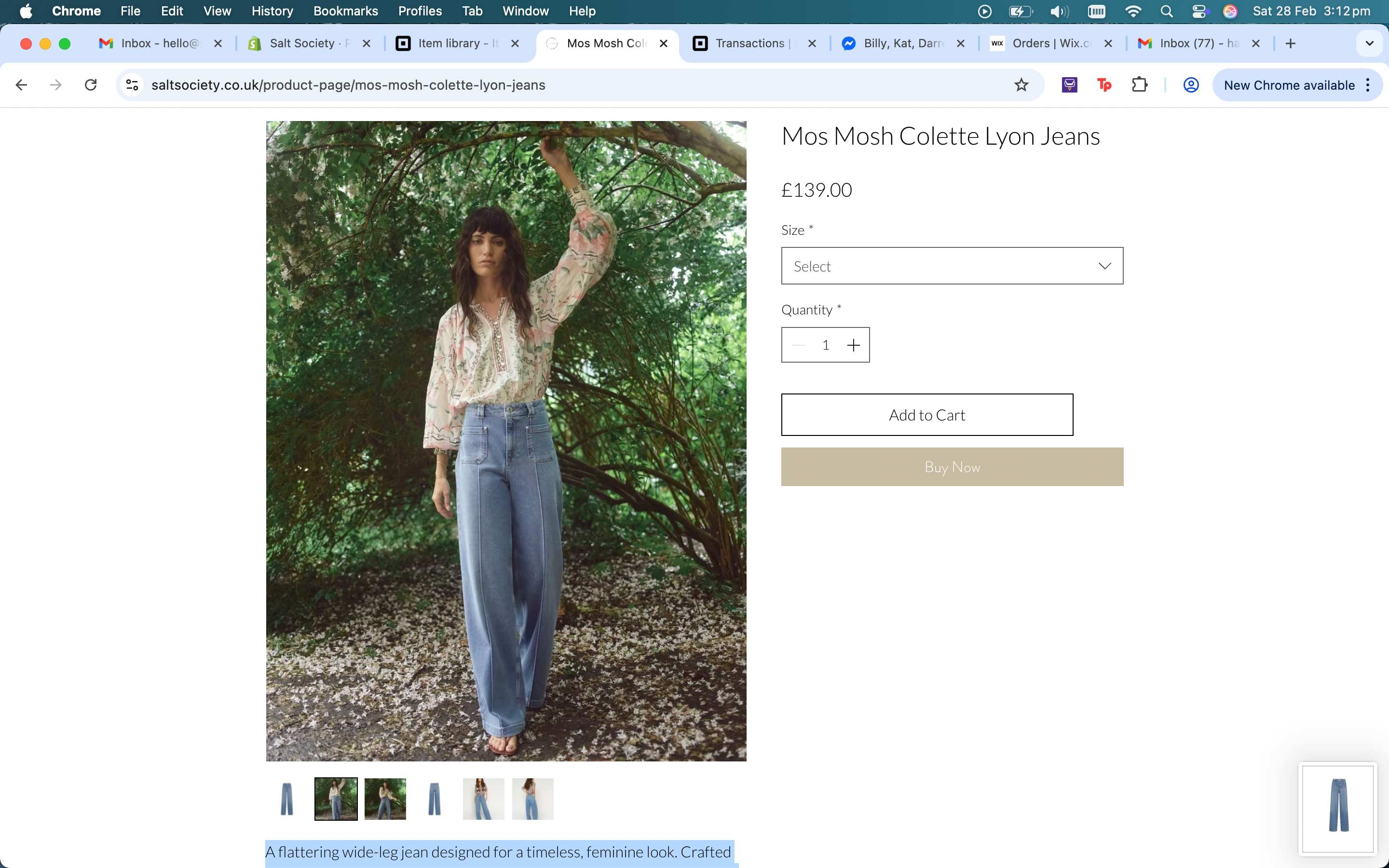 Mos Mosh Colette Lyon Jeans