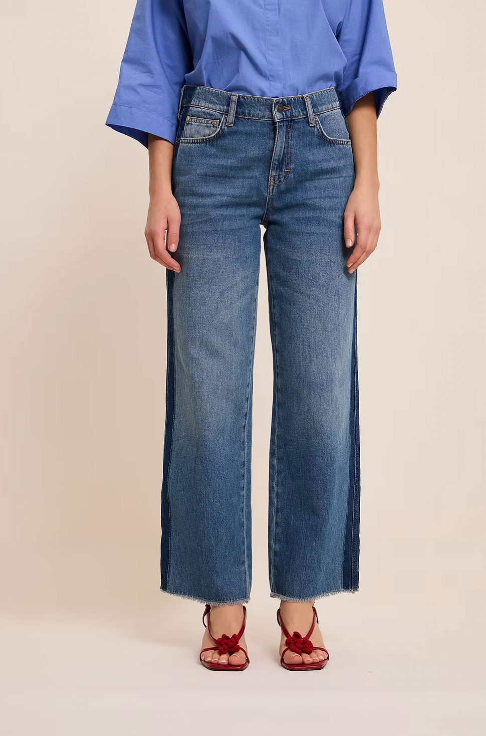 Five Lena Mid Blue Jean