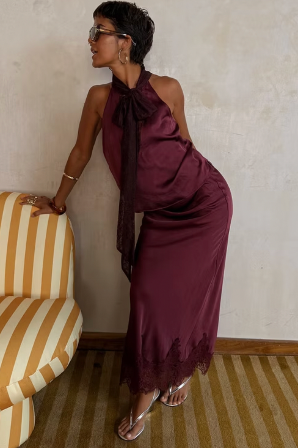 Never Fully Dressed Maeva Midi Skirt