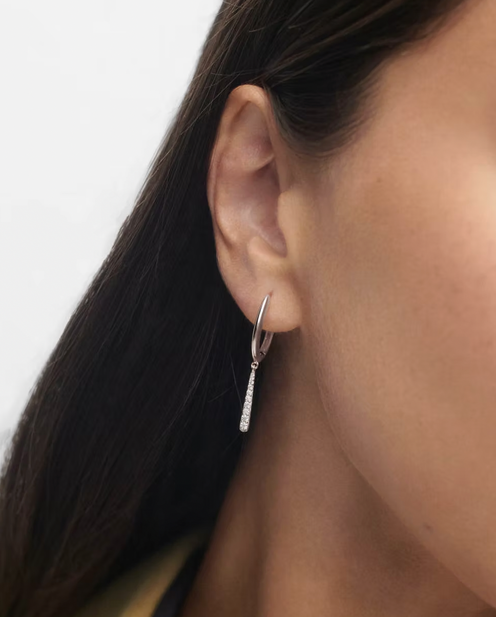 PDPAOLA Olga Mini Silver Hoops