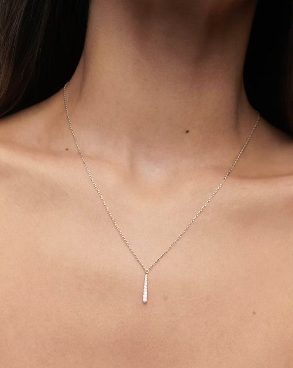 PDPAOLA Olga Silver Necklace