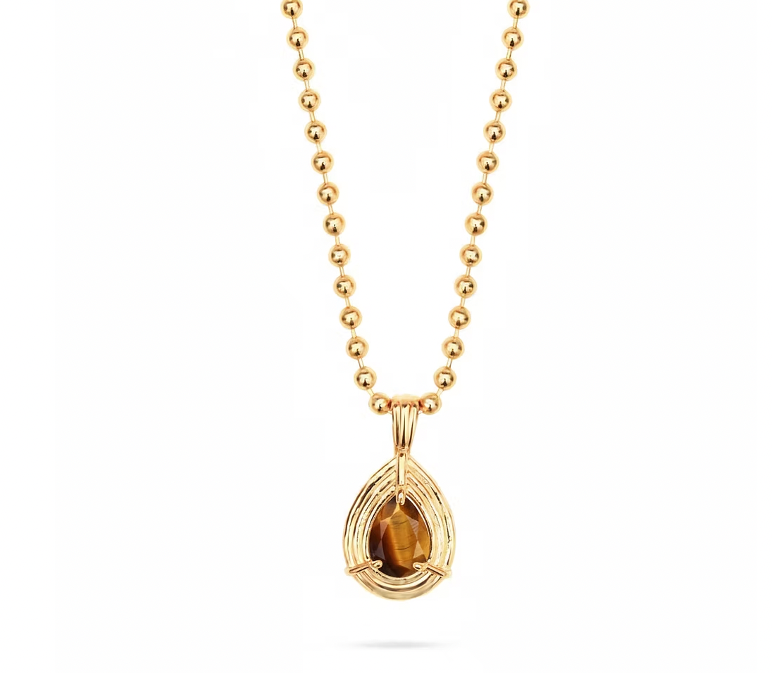Talis Chains Pear Drop Tigers Eye