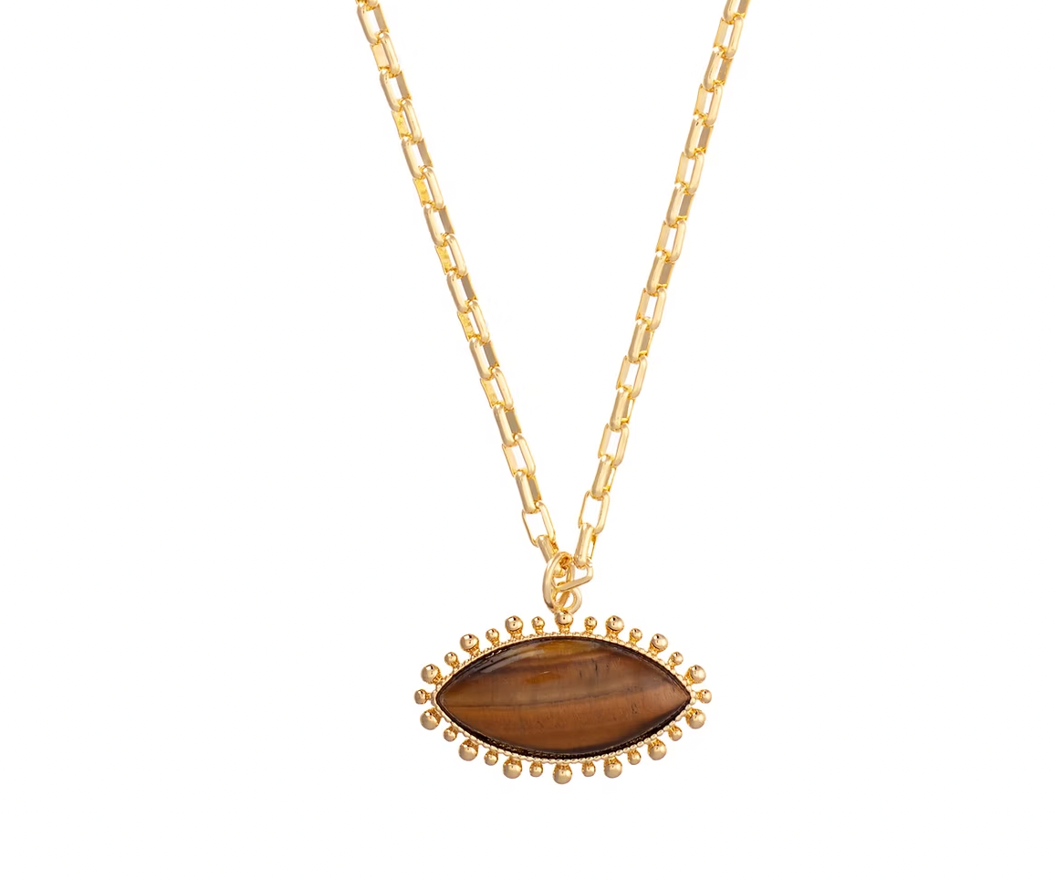 Talis Chains Tiger Eye Pendant Necklace