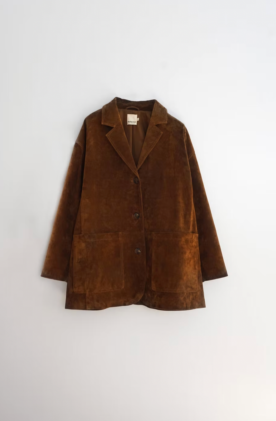 Indi & Cold Tobacco Suede Blazer