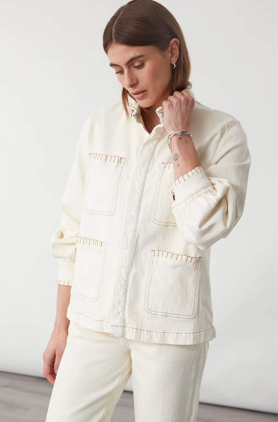 Seventy + Mochi Ecru Pablo Jacket