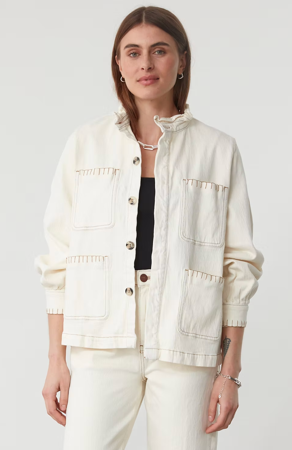 Seventy + Mochi Ecru Pablo Jacket