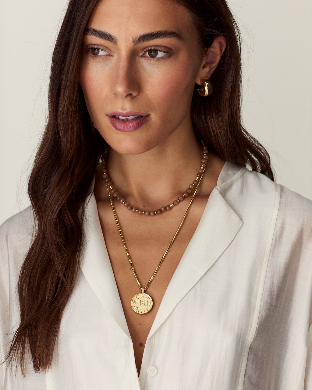 Jaipur Choker - Smokey Quartz