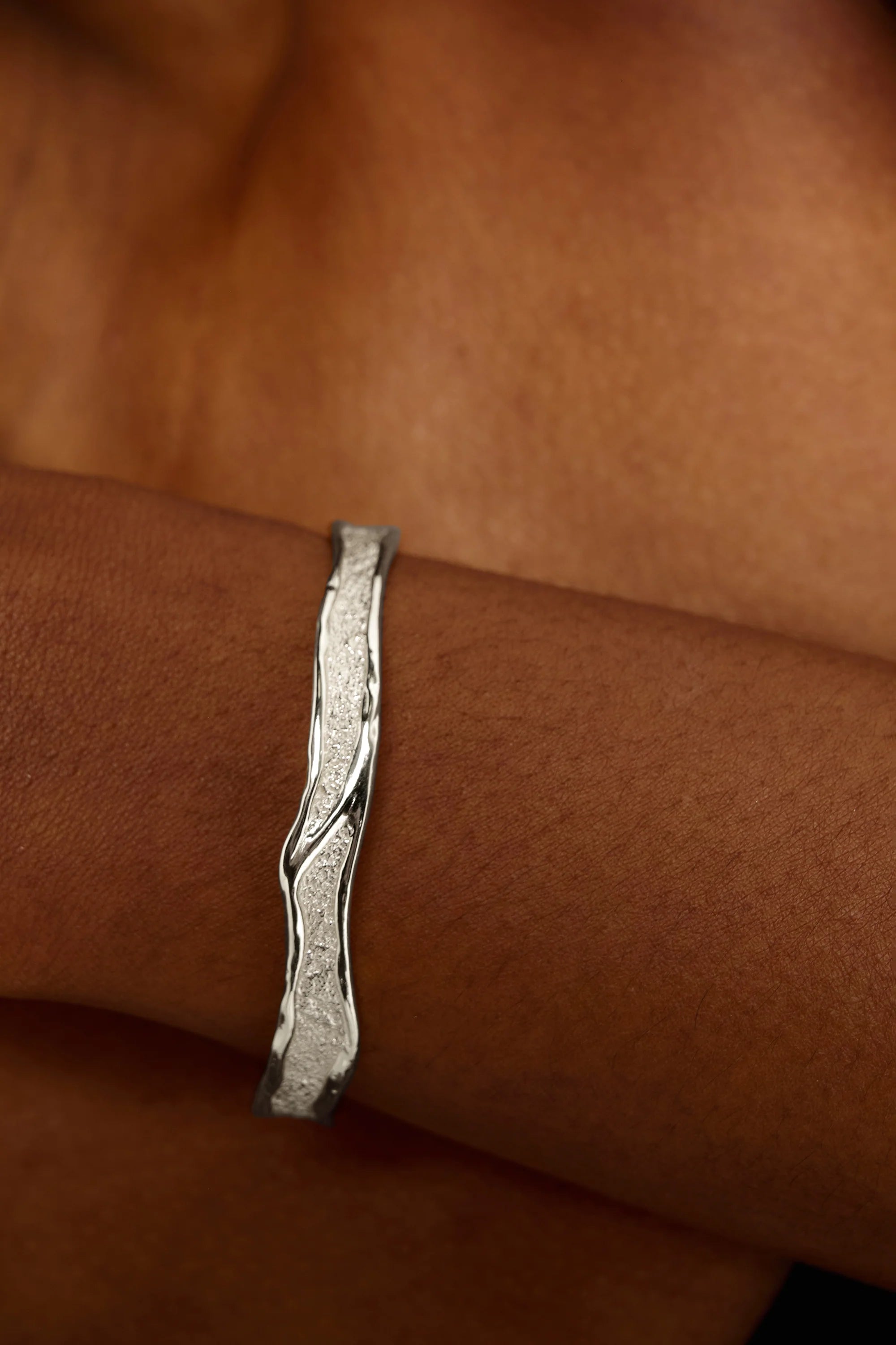 Tutti Silver Branch Bangle