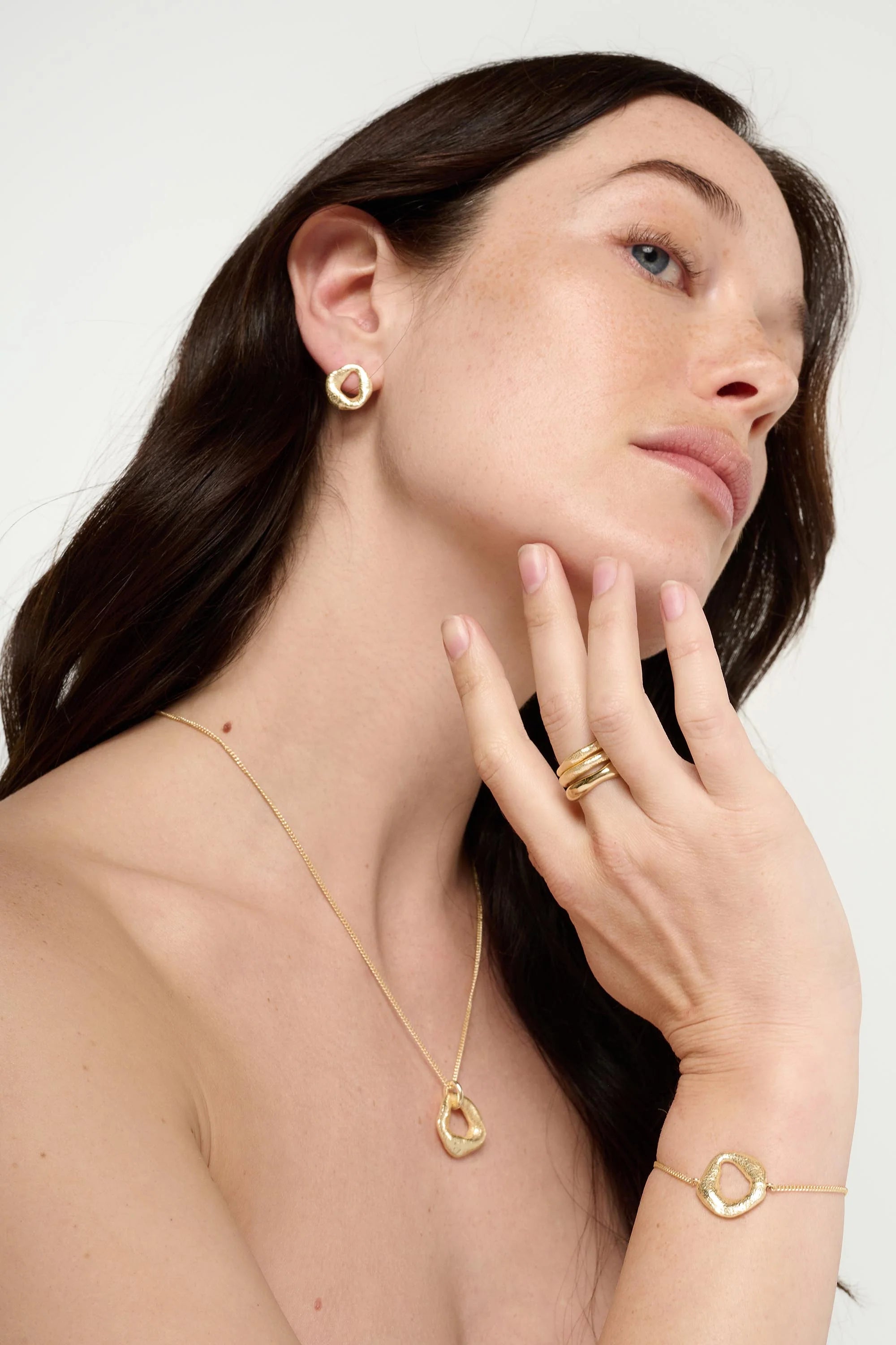Delta Necklace - Gold