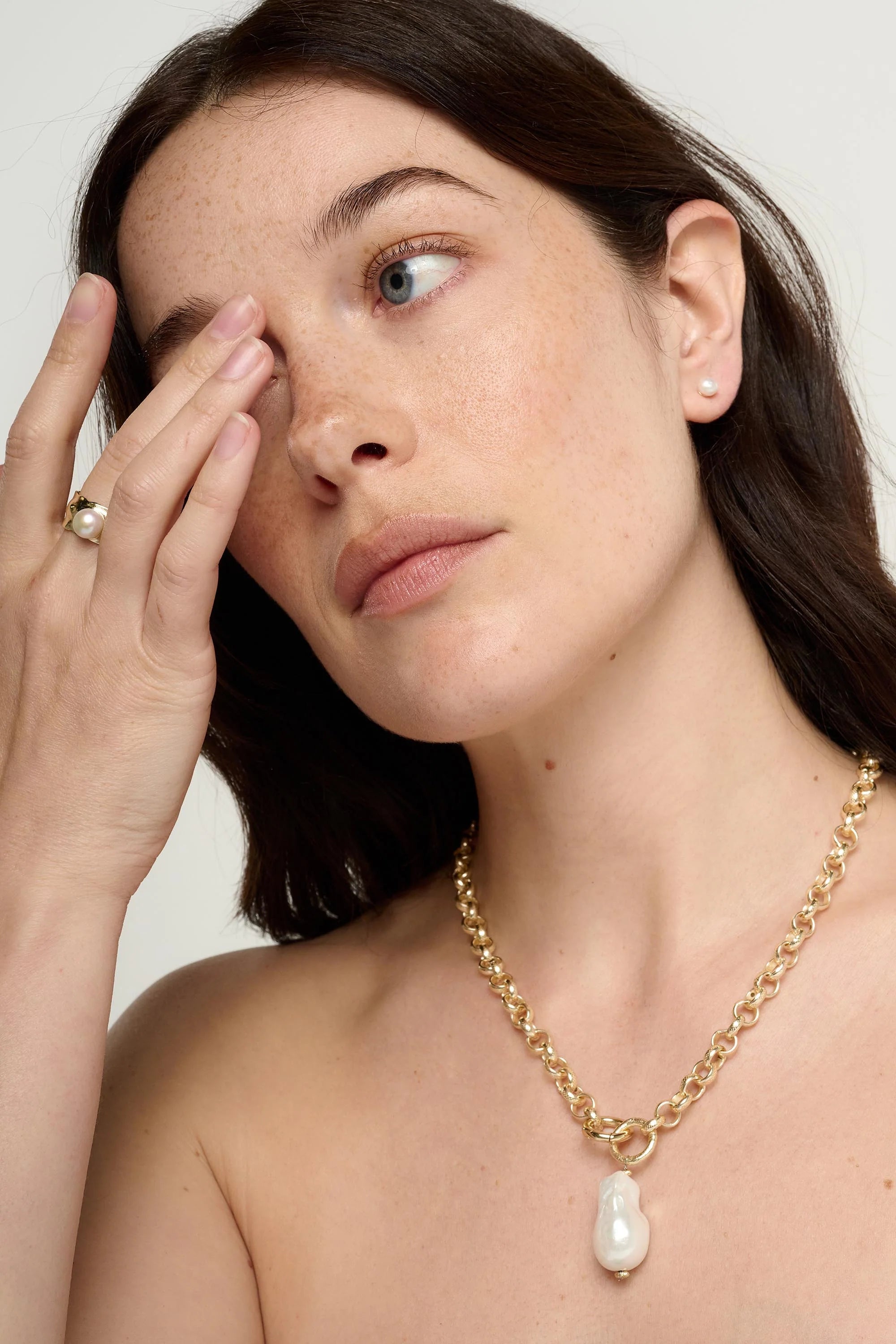 Iris Necklace - Gold