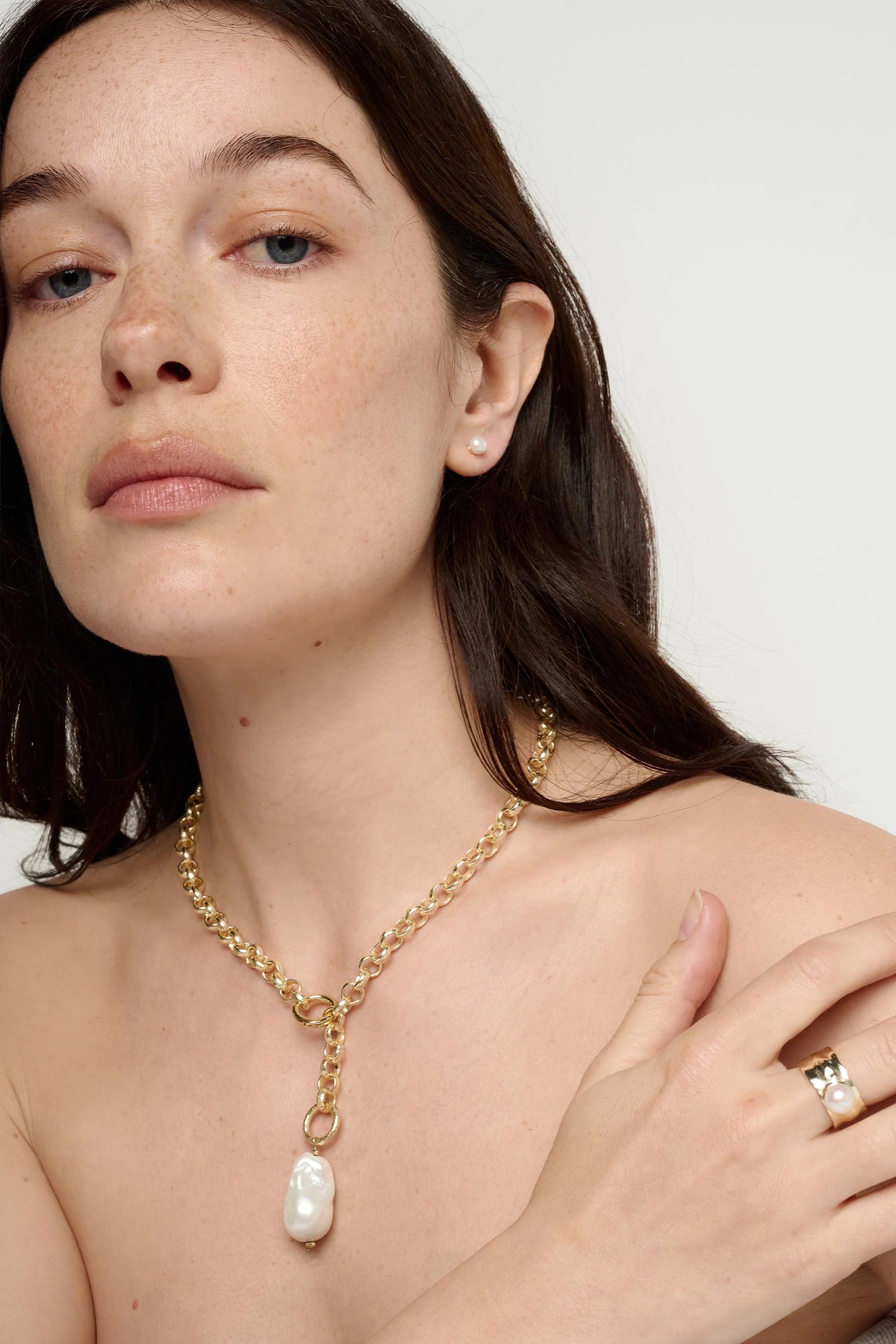 Iris Necklace - Gold