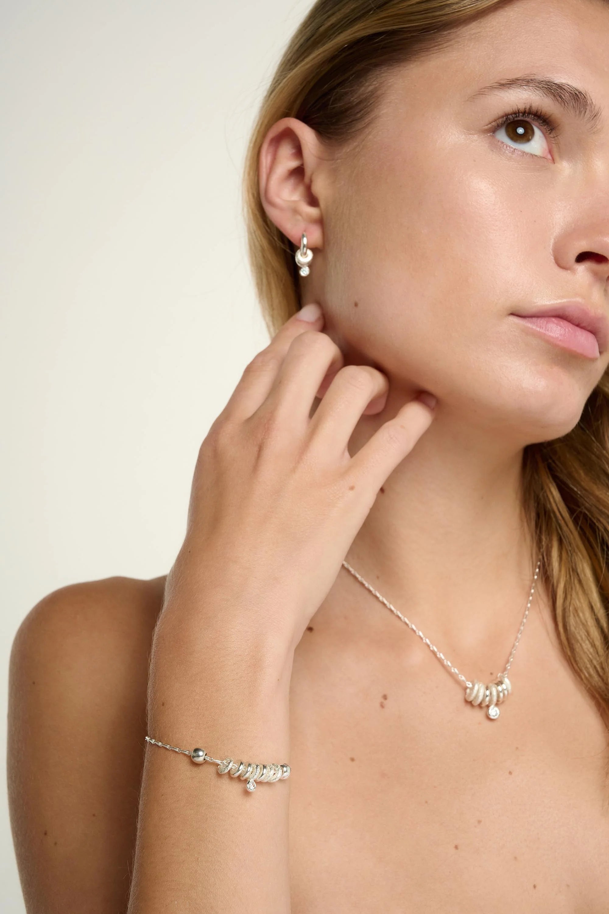 Aria Earrings - Silver