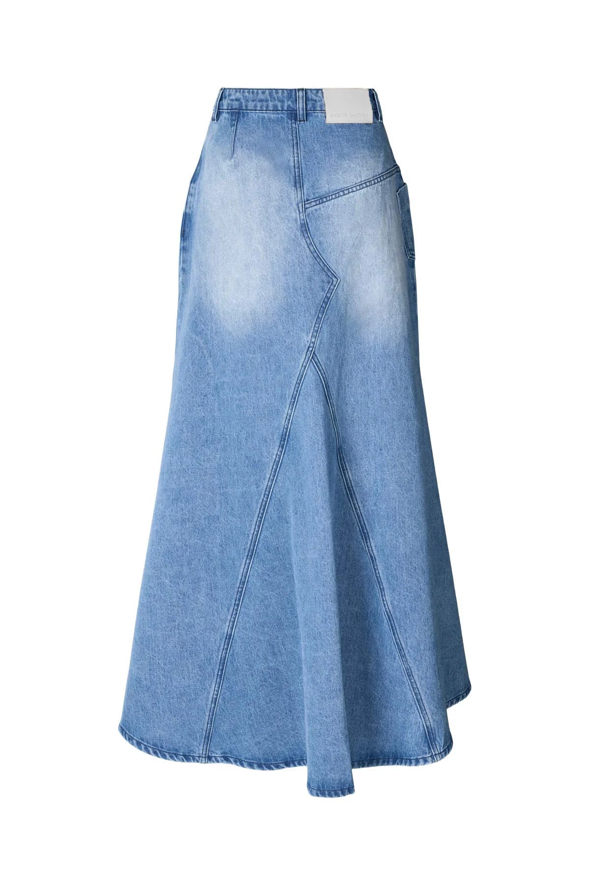 Rabens Saloner Emmali Long Denim Skirt
