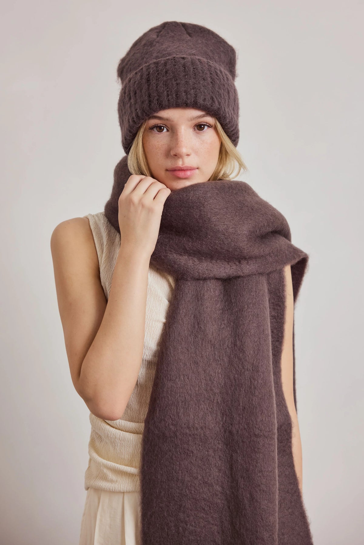 Arctic Fox Reykjavik Scarf Ground Coffee