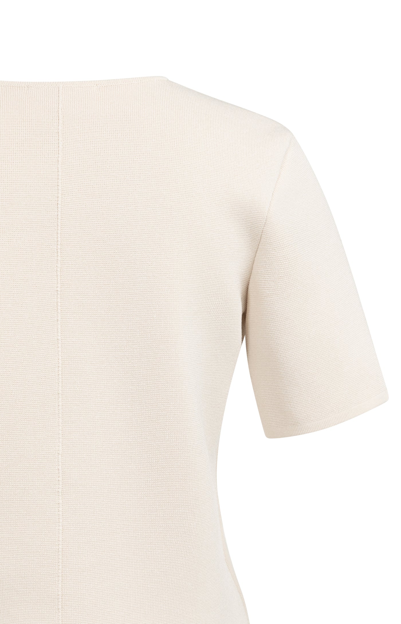 Yaya Creme  Fine knitted V-neck button closure