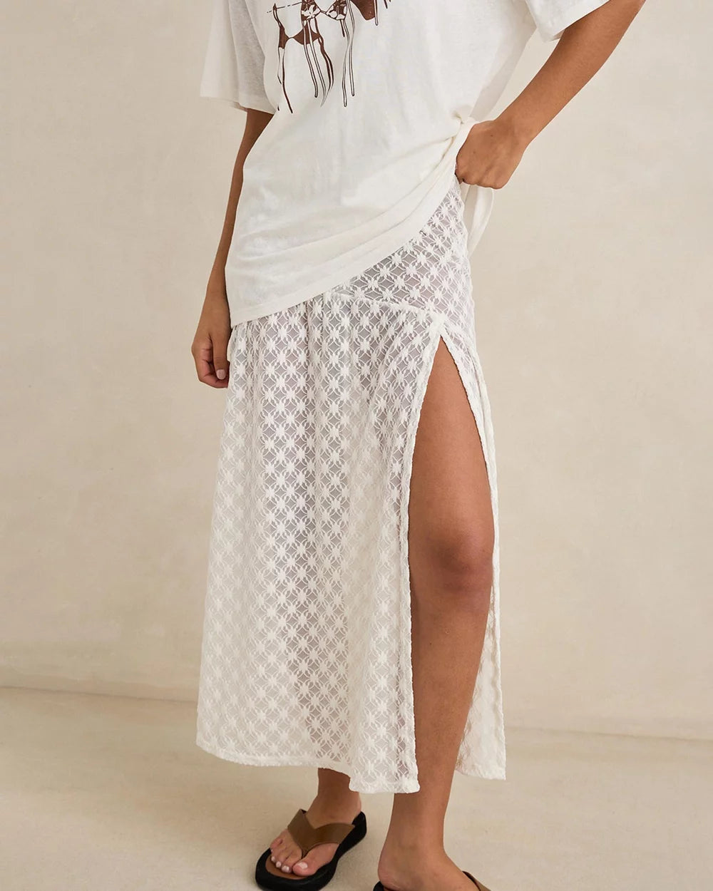 Gigi Lace Maxi Skirt
