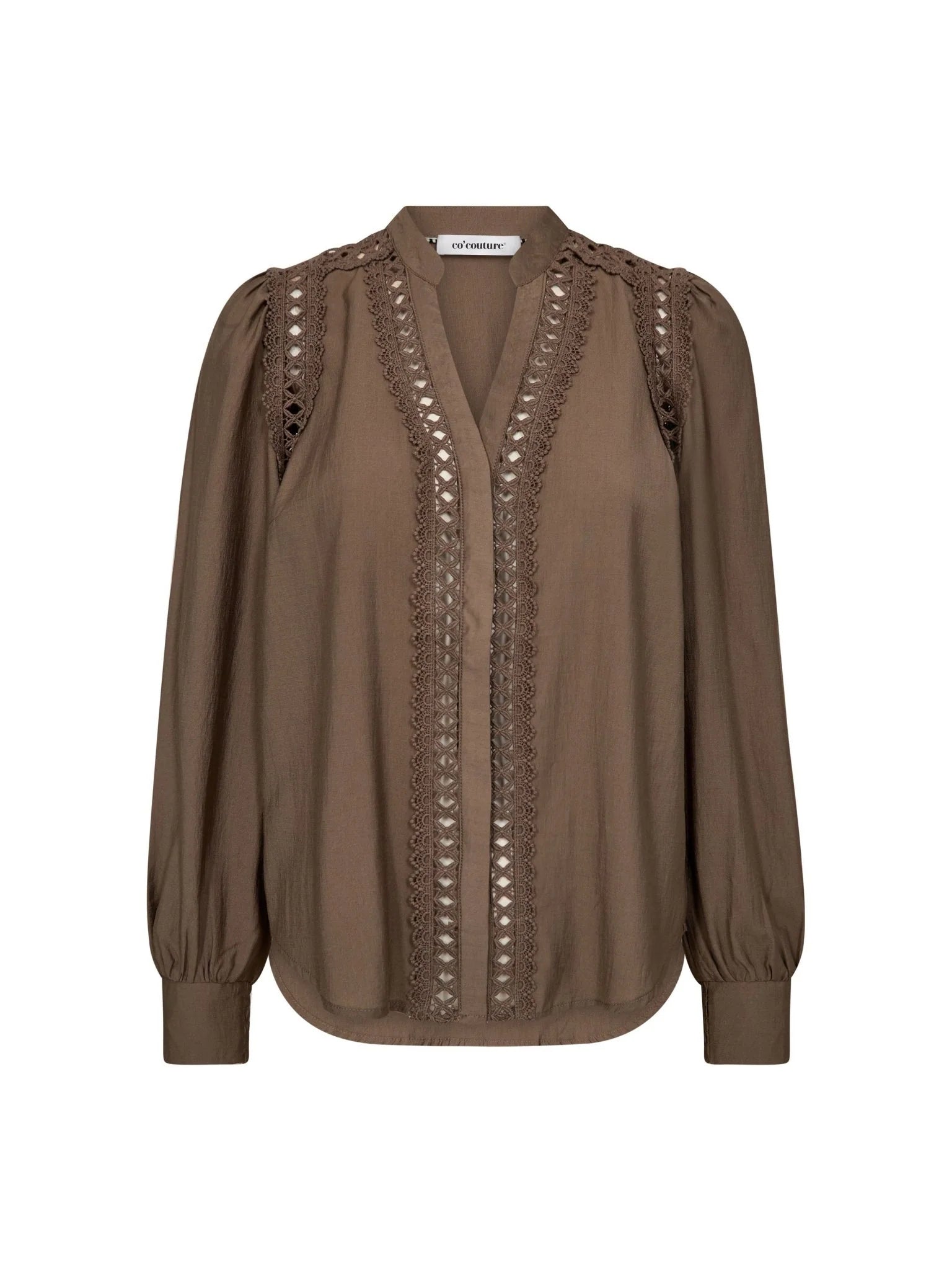 Co'Couture Lace V-Shirt